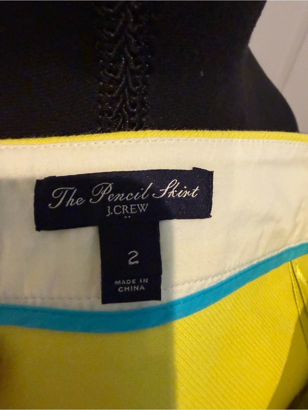 J. Crew tailored pencil
